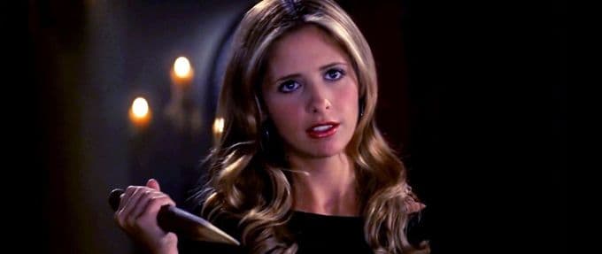 Sarah Michelle Gellar as Buffy Summers in Buffy the Vampire Slayer