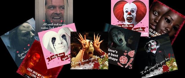 Share the Love—and the Terror—This February with Our Horror-Themed Valentine's Day Cards!
