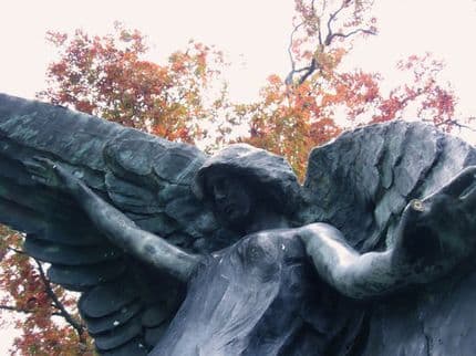 Beware the Black Angel of Oakland Cemetery