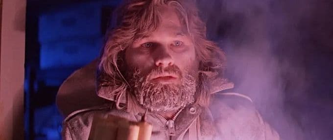 Kurt Russell in "The Thing."