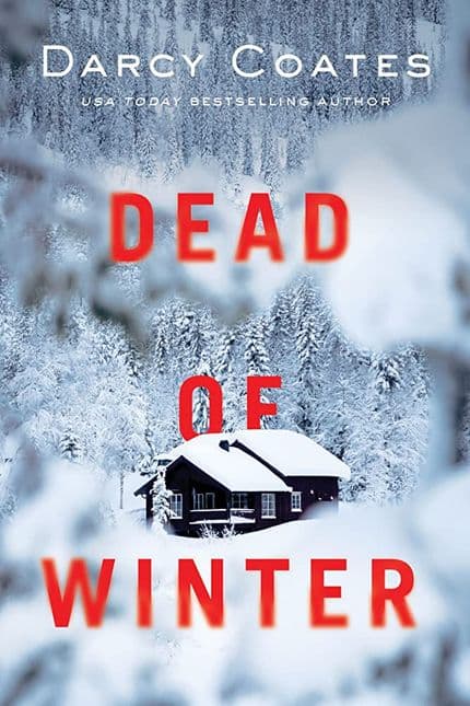 Dead of Winter cover, with snowy cabin isolated in woods.