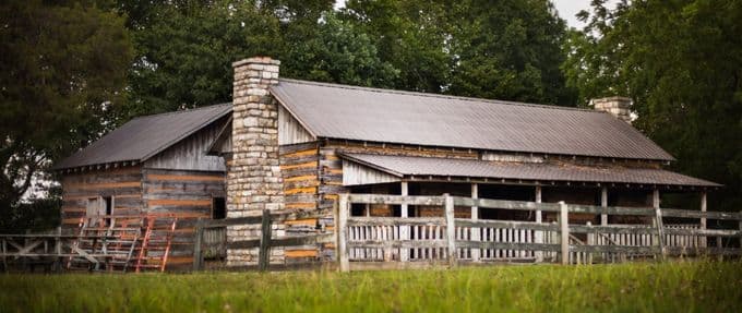 John Bell's haunted cabin in Adams, Tennessee.