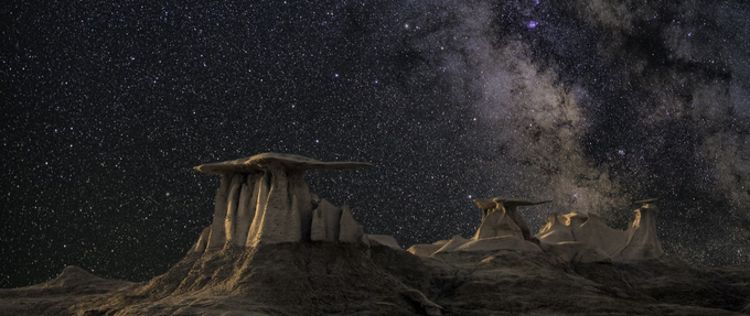 rocky mountains in space