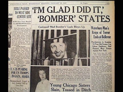 George Metesky: The Mad Bomber of New York City
