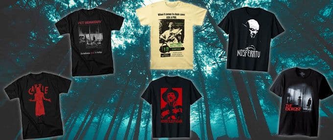 horror t-shirts 